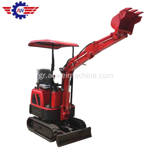 Μίνι Diggers Hydraulic Crawler Excavator With Grapple